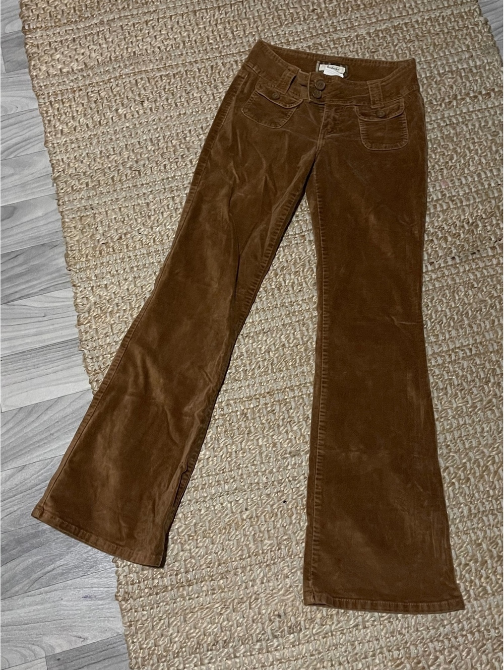 Vintage Jordache Brown Wide-Leg Pants • Size 5/6